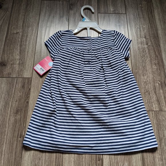 [KIDS 2/$30] NWT Baby Girl (24M) - CARTER'S Watermelon pockets Striped Dress Set - Picture 4 of 6